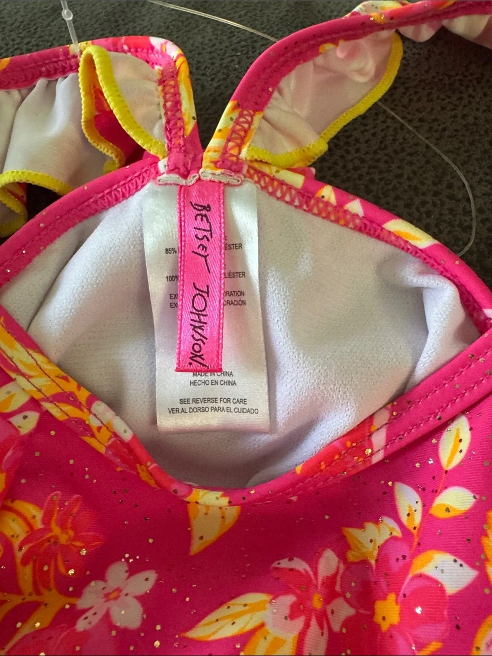 NWT Betsey Johnson swimsuit - Size 2T